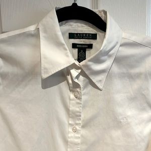 Lauren by Ralph Lauren, white non-iron women’s blouse